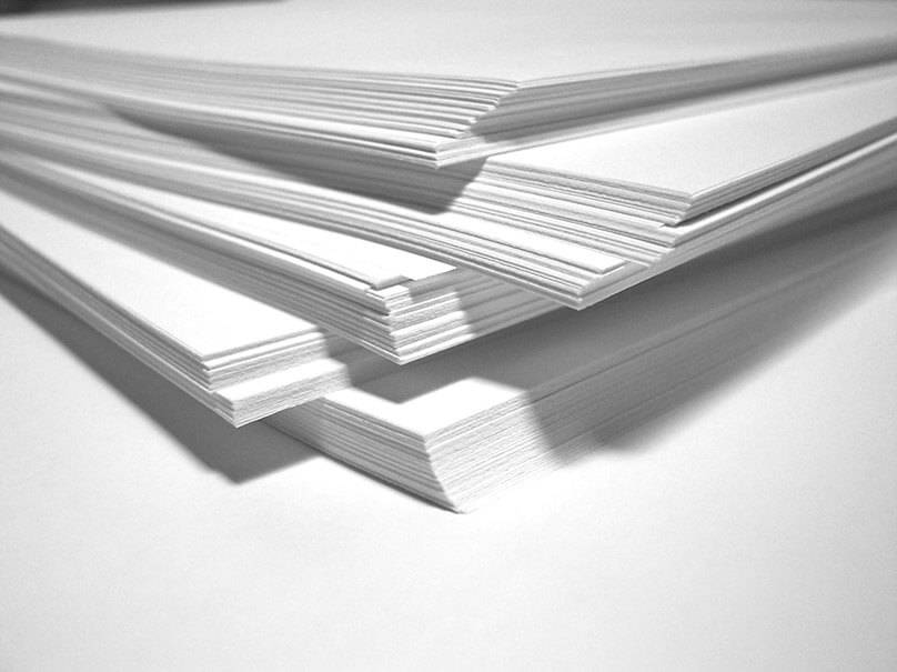 An average tree gives 40 kg stationery (8000 sheets A4)